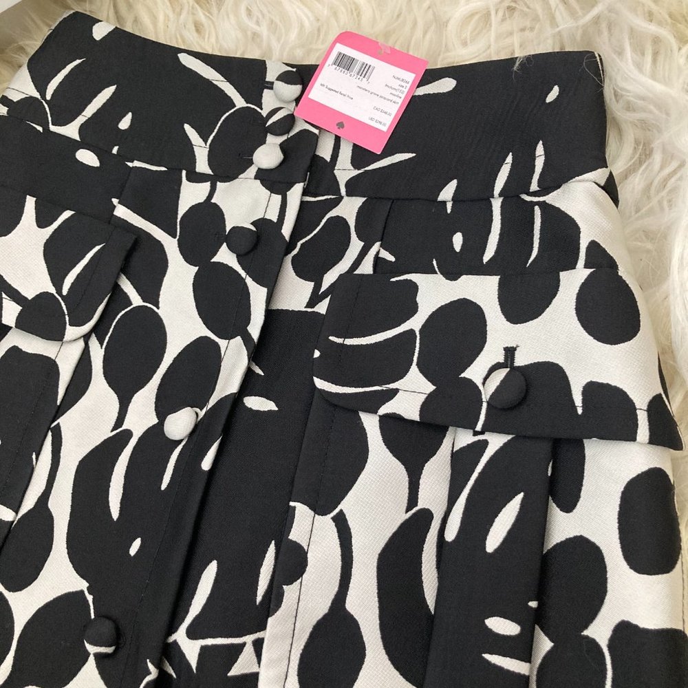 Kate Spade Monstera Grove Jacquard Skirt - Picture 8 of 12